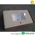 Popular Cultured Marble Vanity Tops Prefabricated Bathroom Countertops (Galala Beige Marble)